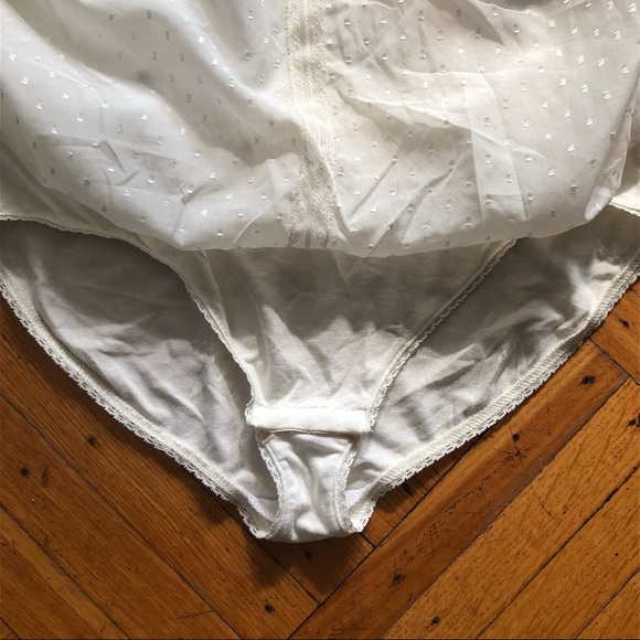 Only Hearts Swiss Dot Blouson Bodysuit - Picture 4 of 5